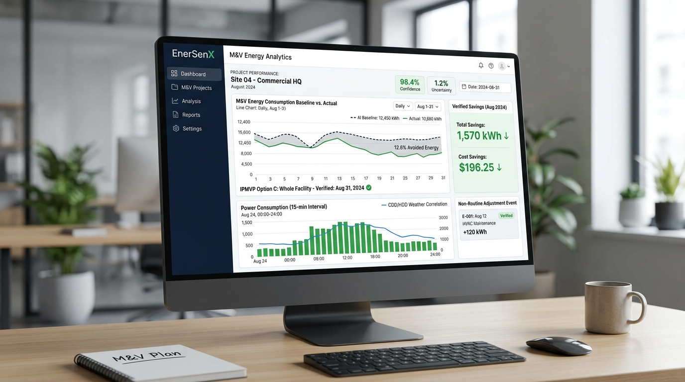 EnerSenX Peak Demand Response Dashboard